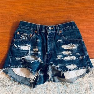 Vintage Distressed 505 Levi’s Shorts